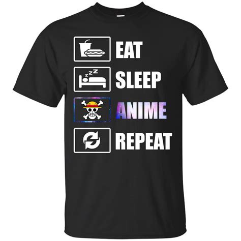 Eat Sleep Anime Repeat Shirt Hoodie Teedragons