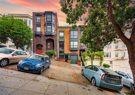 Old Houses In San Francisco California Editorial Image Image Of