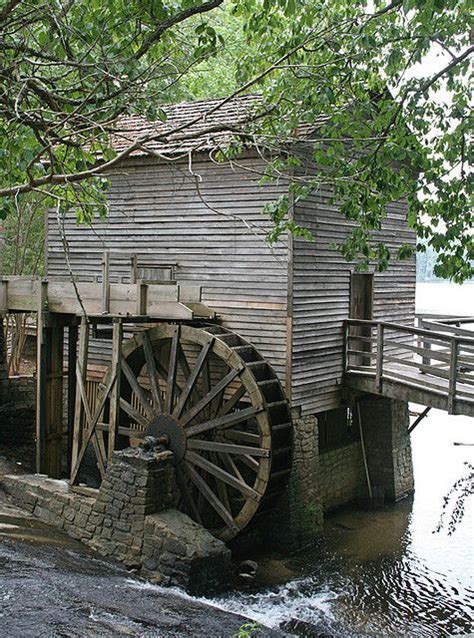 Grist Mill Stone Mountain Park Georgia Dark Fantasy Old Grist Mill