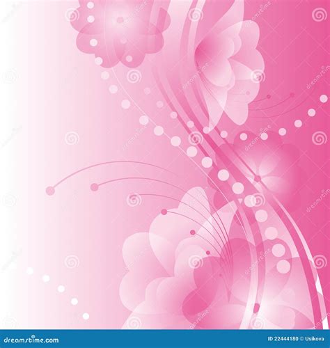 Download 83 Pink Abstract Flower Background Terbaik Background Id