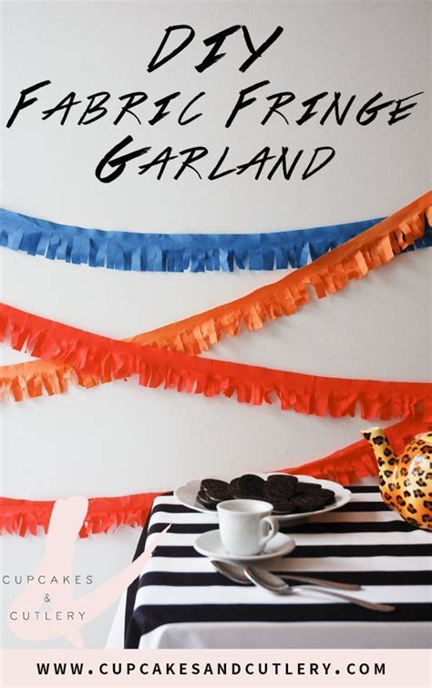 These Fabric Fringe Garlands Make Great Party Decorations Ill Show