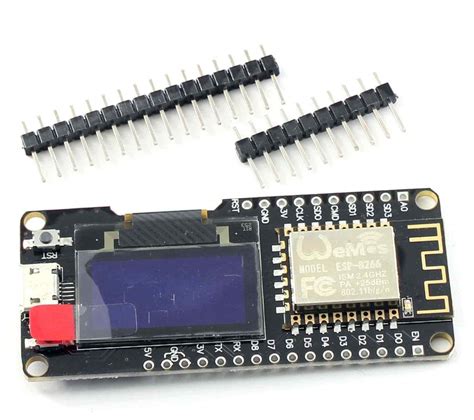 Nodemcu Esp8266 Med Display Oled Wemos Esp 12f Cp2102 Utviklingskort