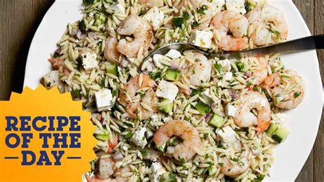 Place the cucumber, peppers, tomatoes and red onion in a large bowl. #shrimp #pasta #salad #ina #garten | Shrimp pasta, Salad ...