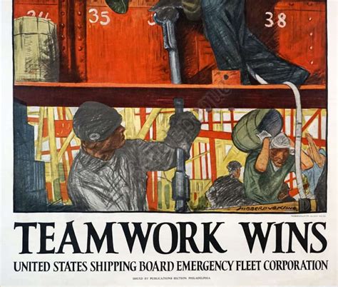 Browse our selection of cash back and discounted art van furniture gift cards, and join millions of members who save with raise. American Vintage WWI Homefront Poster 'Teamwork Wins' by ...