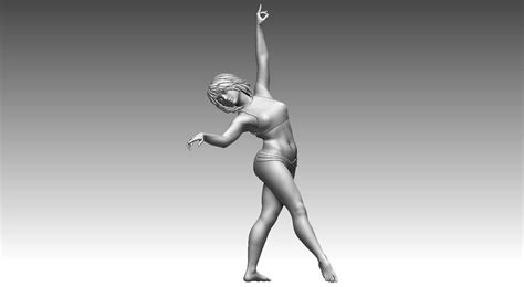 Girl Dancing Poses 3d Model Cgtrader