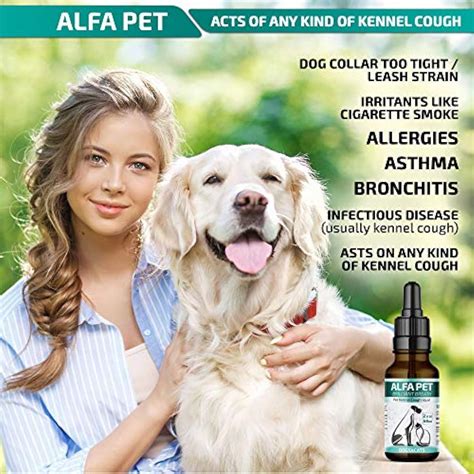 Alfa Pet Kennel Cough Medicine For Dogs Organic Dog Colds And Allergies