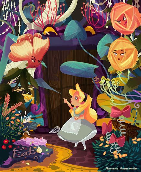 Gorgeous Alice In Wonderland Illustrations Disney Art Alice In