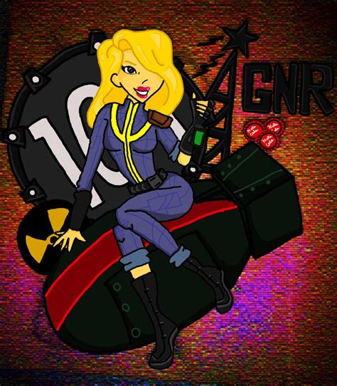 Fallout3 Vault Girl Pinup By Arhamilton On Deviantart
