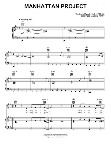 We are glad to welcome you to the converteri video converter! Rush "Manhattan Project" Sheet Music PDF Notes, Chords | Rock Score Piano, Vocal & Guitar (Right ...