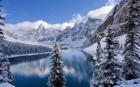 Free Download Banff National Park Winter Scenery Wallpaper X 1680x1050