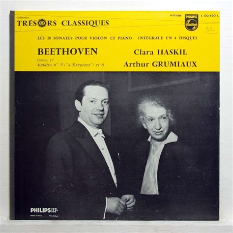 Beethoven Vol4 Sonata No9 Kreutzer And No6 De Arthur Grumiaux