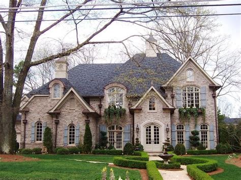 Brick House Plans Exterior Traditional With Arched Windows Double Front