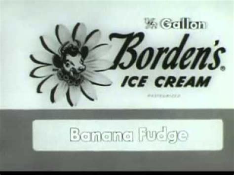 1950 S Commercials Borden S Banana Fudge Ice Cream Peters Ice Cream