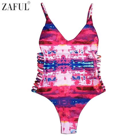 buy zaful hot one piece swimsuit 2017 sexy swimwear women bathing suit swim