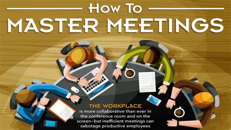 Methods For Mastering Meetings Infographic