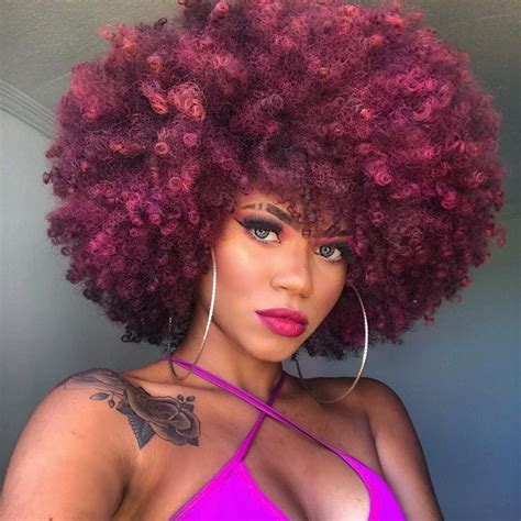Hair Colour Natural Afro Textured Hair Dyed Natural Hair Curly Hair Styles Natural Hair Styles