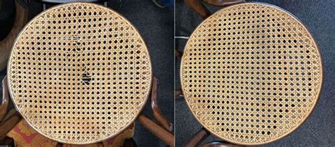 Circa 1940 oak woven seat stool on ring turned legs and cross strechers footstool,rustic stool,rush seat stool,twine seat.woven rope seat. Chair Caning Repair Experts | Wicker Furniture Repair