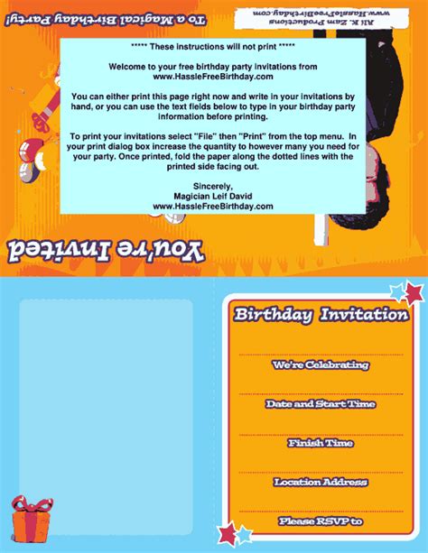 Birthday Invitation Templates 31 Free Templates In Word Excel And