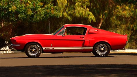 Muscle Car Collection The Amazing Red Ford Mustang Shelby Gt500 Cobra