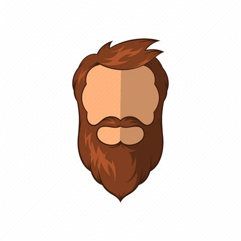 Beard Cartoon Character Fashion Hipster Male Man Icon Download