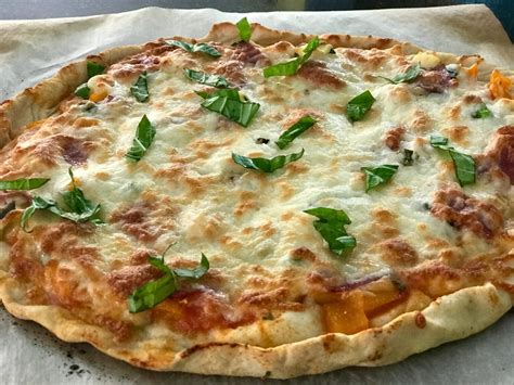 Italian Pizza With Salami My German Recipes
