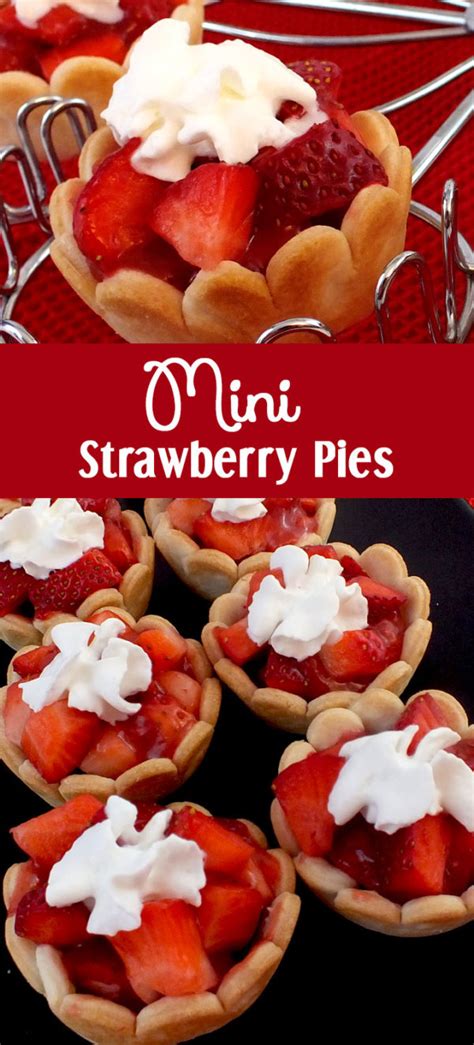 Mini Strawberry Pies Two Sisters