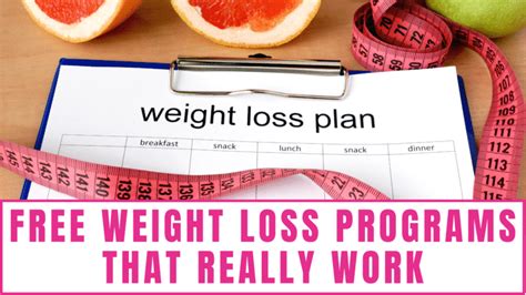 Free Weight Loss Programs That Really Work Freebie Finding Mom