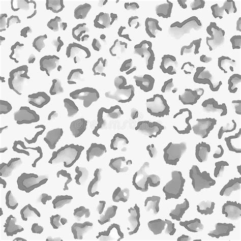 Snow Leopard Seamless Texture Stock Illustrations 336 Snow Leopard