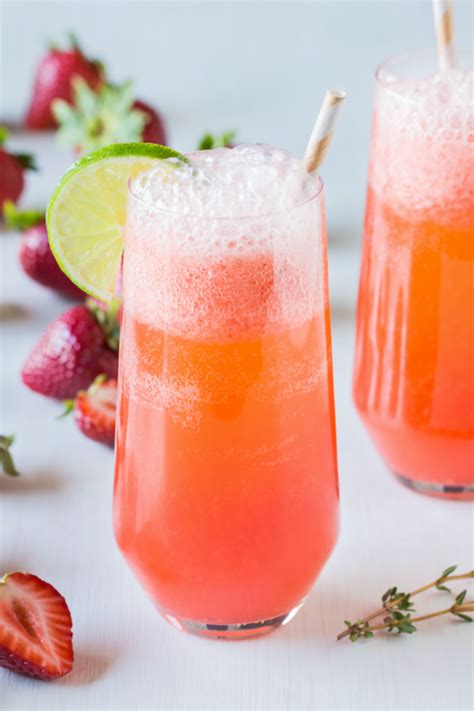 Fizzy Strawberry Mocktail Super Safeway Recipe Strawberry Drinks
