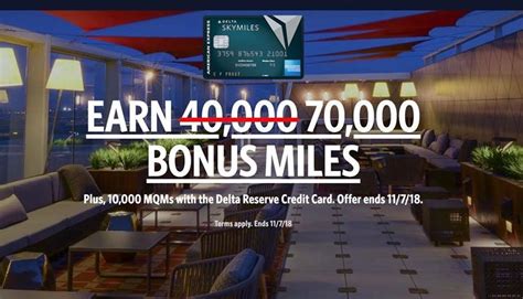 80k miles + 20k mqms + $200 statement credit. Delta Reserve Card Now Offering 70K Bonus (Limited Time Offers) - The Credit Shifu
