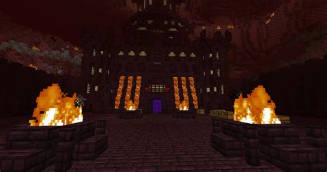 Minecraft Nether Fortress By Zay13 On Deviantart