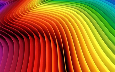 Download Wallpaper 2560x1600 Rainbow Colors Curves