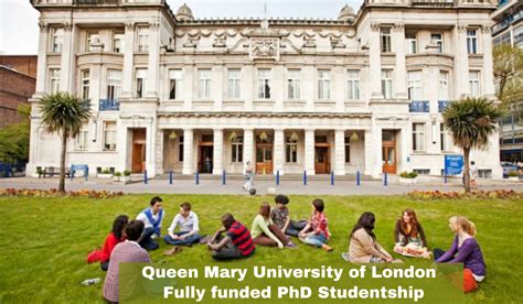 Fully Funded Phd Studentship At Queen Mary University Of London In Uk