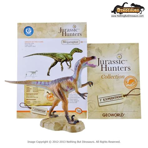 Megaraptor Geoworld Jurassic Hunters Realistic Dinosaur Collectible