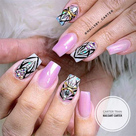 Unicorn With Crystal Diamonds Ft Nails Art Look Done 🥰😘😍🤩😎🤑🤗💅🏻💎 Instagram Carterfnails Fb