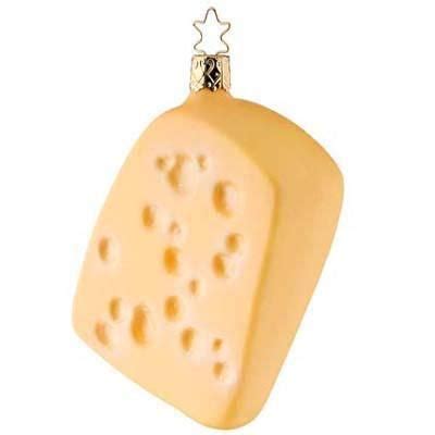 A Piece Of Cheese Hanging From A Chain