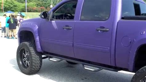 Matte Purple Lifted Truck Youtube