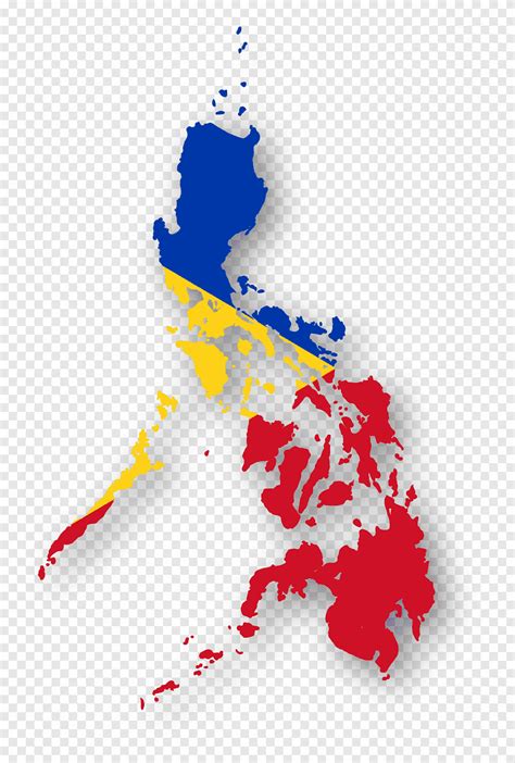Free Download Blue Yellow And Red Philippine Map Flag Of The