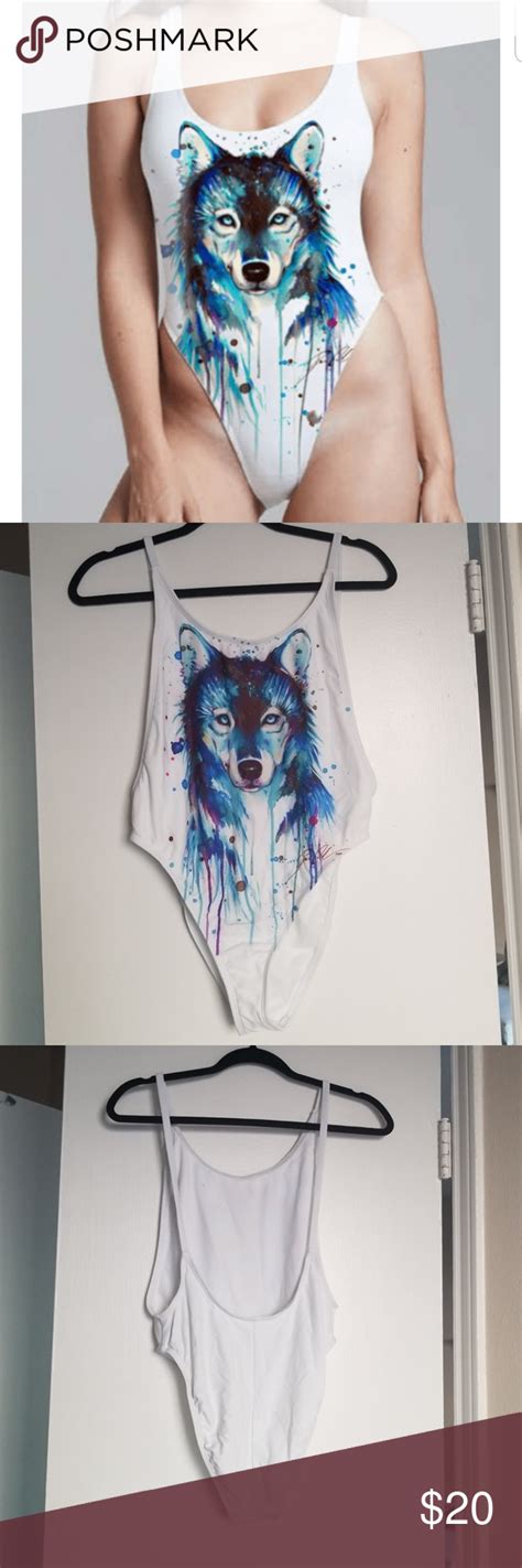Dark Wolf One Piece Swim One Piece Swim One Piece Girl With Curves