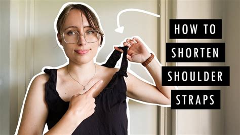 straps too long how to shorten straps on a dress or top thrift flipping and diy handm dress 🧵