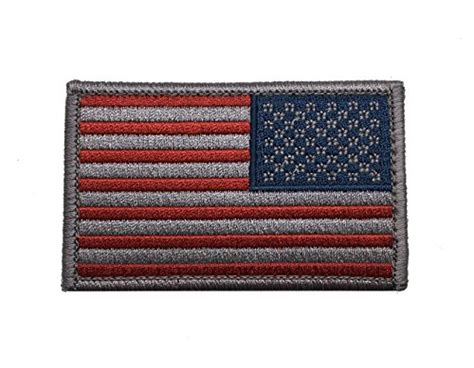 Reversed Us Flag Thin Blue Line Patch For Police And Law Enforcement