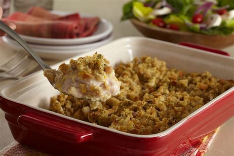 Stuffing Topped Creamy Chicken Casserole Recipe Kraft Recipes Slow