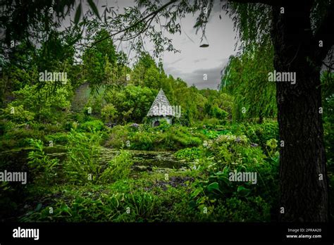 Cute Hut In The Woods Stock Photo Alamy
