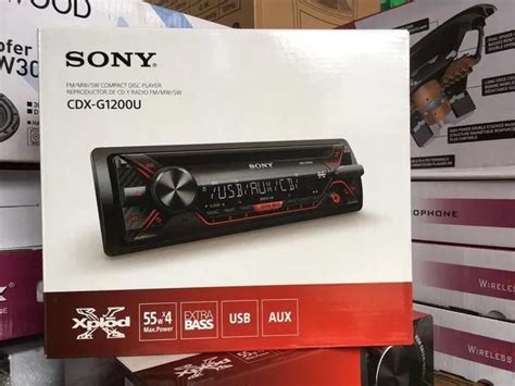 Sony Cdx G1200u Car Radio Stereo Cd Player With Usb Black Black Usb