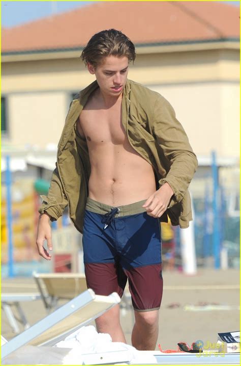Cole And Dylan Sprouse Hit The Beach During Italian Vacation Photo