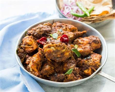 Pepper Chicken Recipe Kerala Style Spicy Dry And Rosted Chicken