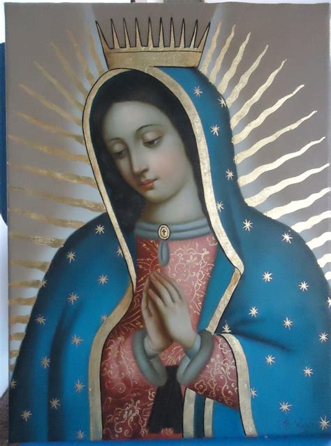 Nuestra Se Ora De Guadalupe Virgen De Guadalupe Original Pintura Al