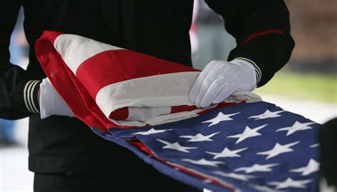 Folding Flag Military Funeral National Guard Association Of Mississippi
