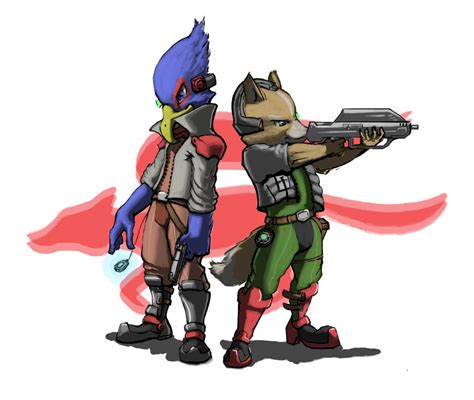 Fox Mccloud And Falco Lombardi By Jakeoctane On Deviantart