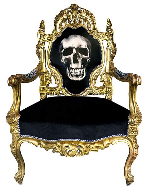 Sick Throne Gothic Home Decor Skull Furniture Gothic Furniture